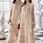 MB Embroidered Off White Luxury Chiffon Dress