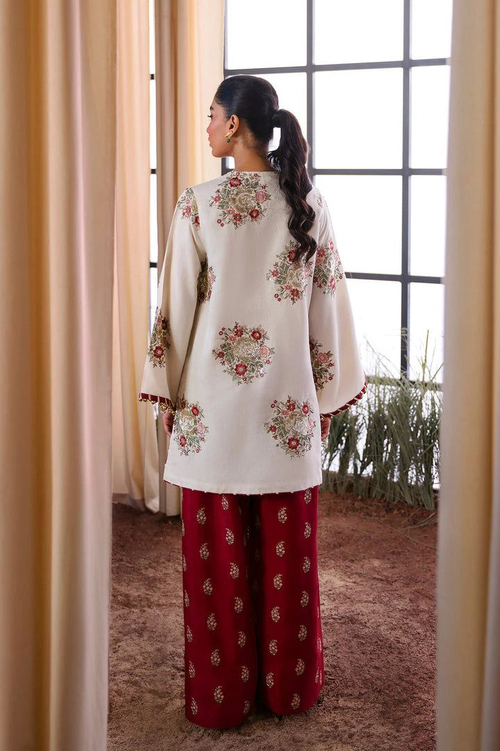 Ethnic Embroidered Luxury Sheesha Silk Dress