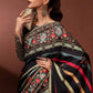 MB Embroidered Black Luxury Silk Saree
