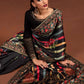 MB Embroidered Black Luxury Silk Saree