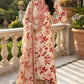 ANL Embroidered Cream Luxury Lawn Dress