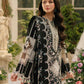 BI Embroidered Black luxury lawn Dress