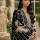 BI Embroidered Black luxury lawn Dress