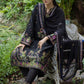 MSQ Embroidered Black Luxury lawn Dress