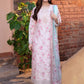 Neeshay Embroidered Pink Luxury Lawn Chikankari Dress - 02
