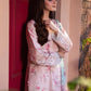 Neeshay Embroidered Pink Luxury Lawn Chikankari Dress - 02