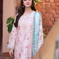 Neeshay Embroidered Pink Luxury Lawn Chikankari Dress - 02