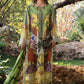 MP Embroidered Green Luxury Lawn Dress