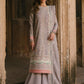 BI Embroidered Grey Luxury Lawn Dress