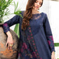 XENIA Printed Navy Blue Luxury Lawn Dress