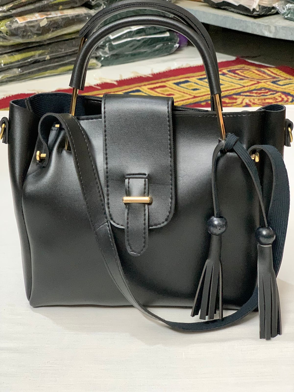 Set of 3 Bag Black