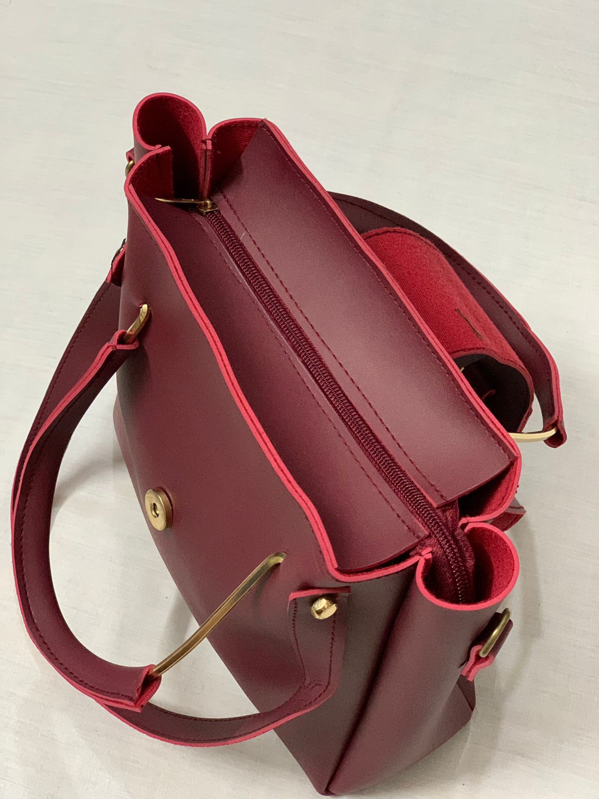 Set of 3 Bag Maroon