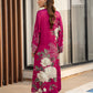 LSR Embroidered Pink Luxury Silk Dress