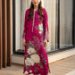 LSR Embroidered Pink Luxury Silk Dress