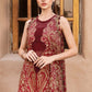 MP Embroidered Maroon & Gold Luxury Lawn Dress