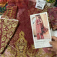 MP Embroidered Maroon & Gold Luxury Lawn Dress