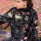 MP Embroidered Black Luxury Lawn Dress 025