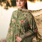 MP Embroidered Green Luxury Lawn Dress 025