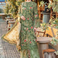 MP Embroidered Green Luxury Lawn Dress 025