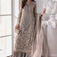 MB Embroidered Grey Luxury Chiffon Gharara