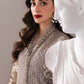 MB Embroidered Grey Luxury Chiffon Gharara