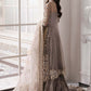 MB Embroidered Grey Luxury Chiffon Gharara