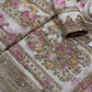 Designer White Organza & Silk Semi Stitched 4 Piece