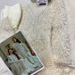 BRQ Embroidered Off White Luxury Organza Dress