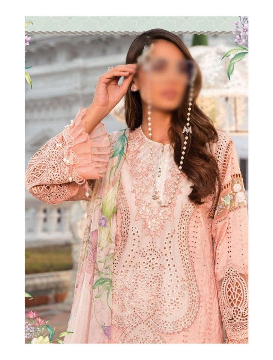 Maria b Pink Luxury lawn Collection Replica