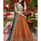 Aisha Imran Bridal Skin & Orange Maxi Net Collection Replica