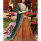 Aisha Imran Bridal Skin & Orange Maxi Net Collection Replica