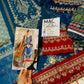 MB Embroidered Blue Luxury Chiffon Dress