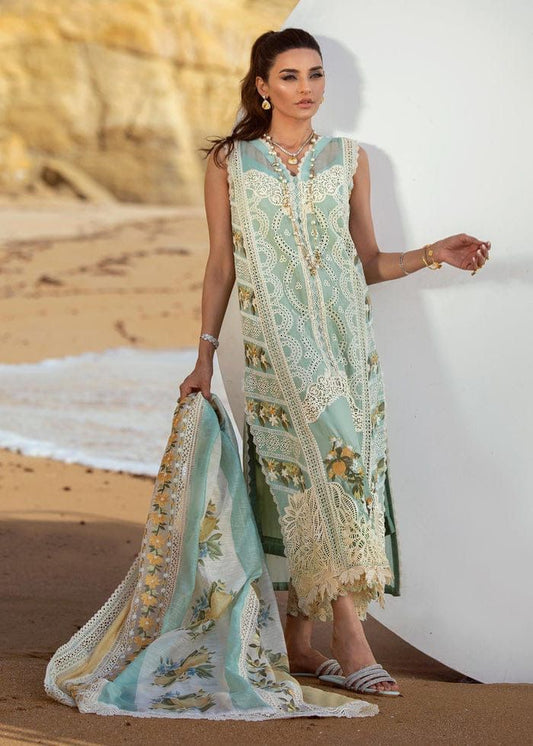 Crimson Pista Luxury Lawn Dress