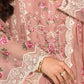 ELF Embroidered Tea Pink Luxury Lawn Dress