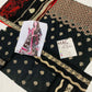 GA Embroidered Black Luxury lawn Dress