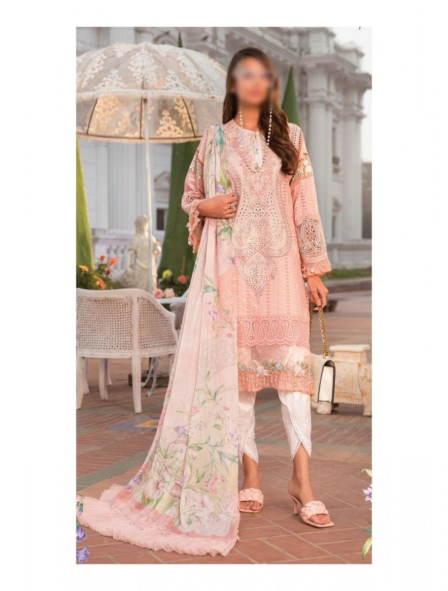 Maria b Pink Luxury lawn Dress